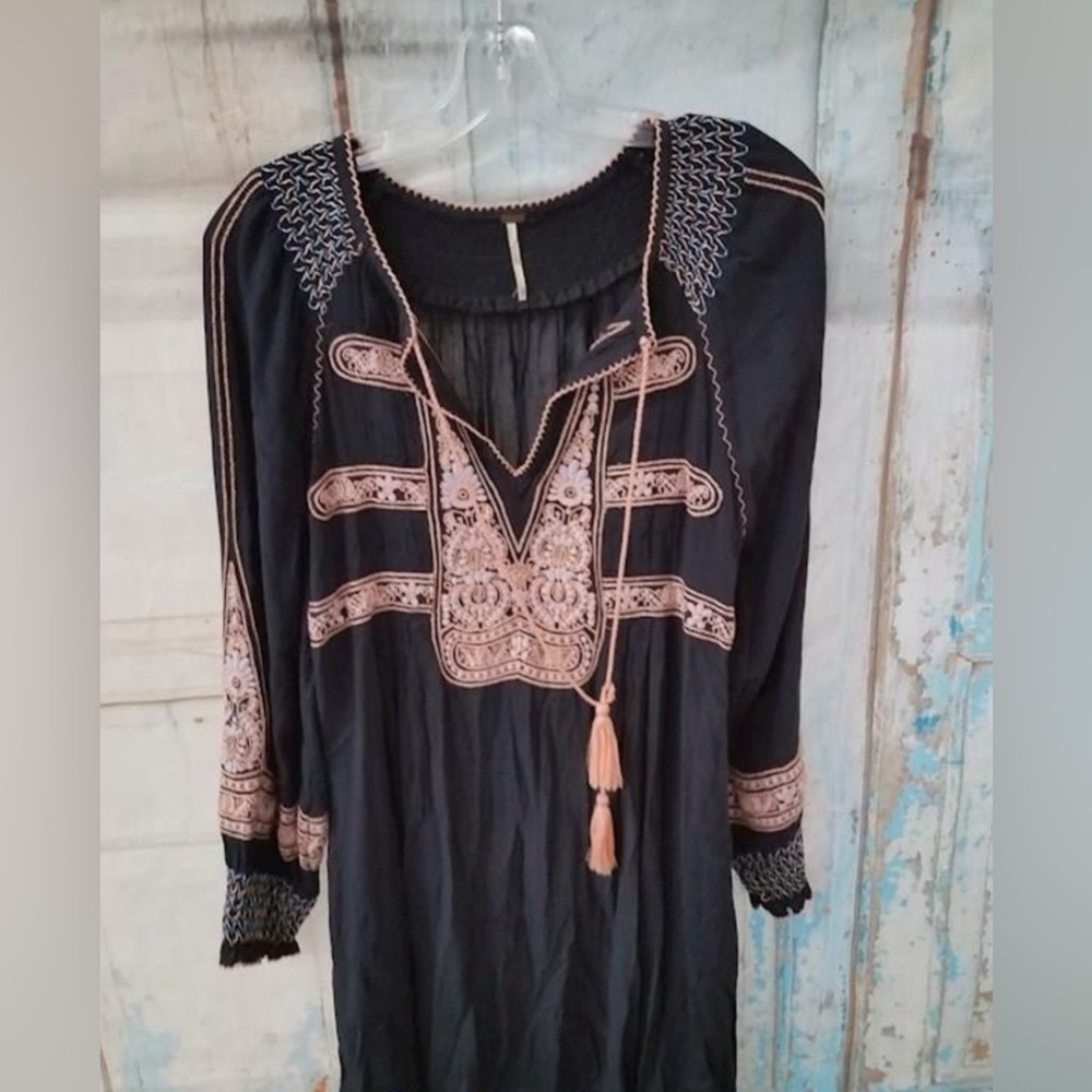 Free People Wind Willow Boho mini Dress - Picture 5 of 5